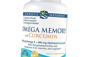 Omega Memory with Curcumin Nordic Naturals 60гелкапс (67352030)