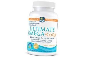 Омега с Коэнзимом Ultimate Omega + CoQ10 Nordic Naturals 60гелкапс Лимон (67352046)