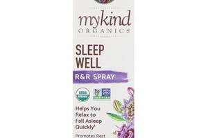 Органическая Травяная Смесь Для Сна, MyKind Organics, Sleep Well, Garden of Life, R&R спрей, 2 жидких унции (58 мл)