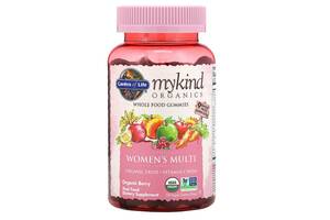 Органические Мультивитамины для Женщин, органические ягоды, MyKind Organics, Garden of Life, 120 вегетарианских жеват...