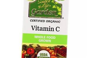 Органічний Вітамін З Garden Vitamin C 500 Nature's Plus 60вегкапс (36375149)