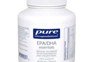 Основные ЭПК/ДГК EPA/DHA essentials Pure Encapsulations ультрачистый молекулярно-дистиллированный концентрат рыбьего...