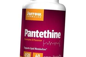 Пантетин, Кофермент В5, Pantethine 450, Jarrow Formulas 60гелкапс (72345015)