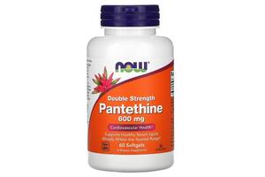 Пантетин, Pantethine, Now Foods, 600 мг, 60 желатиновых капсул