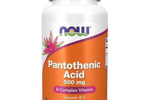 Пантотеновая кислота NOW Foods Pantothenic Acid 500 mg 100 Caps