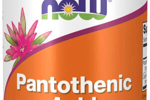 Пантотеновая кислота Pantothenic Acid Now Foods 500 мг 100 вегетарианских капсул