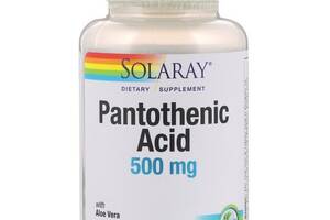 Пантотеновая кислота Solaray Pantothenic Acid 500 mg 100 Veg Caps SOR-04380