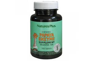 Папайя Nature's Plus Papaya Enzyme 180 Tabs