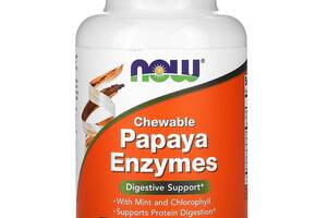 Папайя NOW Foods Papaya Enzyme 180 Lozenges