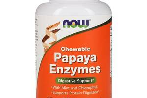 Папайя NOW Foods Papaya Enzyme 360 Lozenges