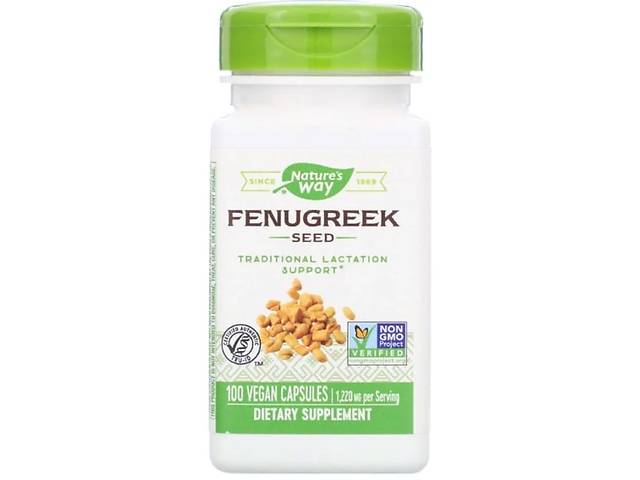 Пажитник Nature's Way Fenugreek Seed 610 mg 100 Veg Caps NWY-12800