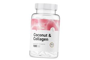 Пептиды Рыбьего Коллагена и Масло MCT Marine Collagen & MCT Oil from Coconut Ostrovit 180капс (68250010)