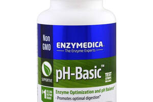 Поддержка баланса рН ферменты pH-Basic Enzymedica 90 капсул