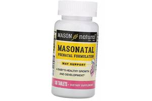 Поливитамины для беременных Masonatal Prenatal Formulation Mason Natural 100таб (36529016)