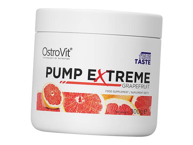 Предтрен Формула для энергии Pump Extreme Ostrovit 300г Грейпфрут (11250006)