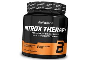 Предтрен с кофеином и креатином Nitrox Therapy BioTech (USA) 340г Синий виноград (11084001)