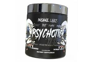 Предтрен с комплексом для повышения тестостерона Psychotic Test Insane Labz 275г Фруктовый пунш (11059016)