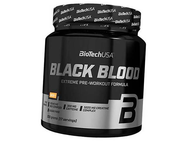 Предтреник Black Blood Nox+ BioTech (USA) 330г Черника-лайм (11084007)