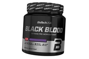 Предтреник в порошке Black Blood Caf+ BioTech (USA) 300г Черника (11084006)