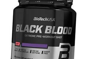 Предтреник в порошке Black Blood Caf+ BioTech (USA) 300г Черника (11084006)