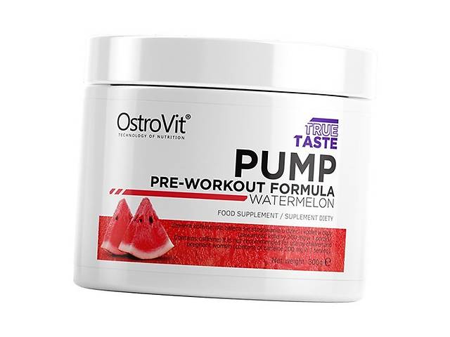 Предтренировочная добавка Pump pre-workout formula Ostrovit 300г Арбуз (11250001)