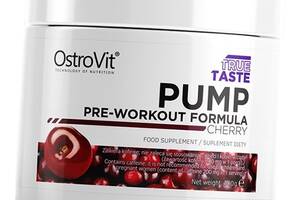 Предтренировочная добавка Pump pre-workout formula Ostrovit 300г Вишня (11250001)