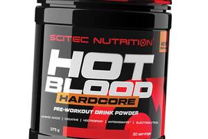 Предтренировочная добавка с креатином Hot Blood Hardcore Scitec Nutrition 375г Гуарана (11087012)