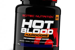 Предтренировочная добавка с креатином Hot Blood Hardcore Scitec Nutrition 700г Гуарана (11087012)