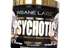 Предтренировочная формула Psychotic Gold Insane Labz 200г Вишня (11059009)