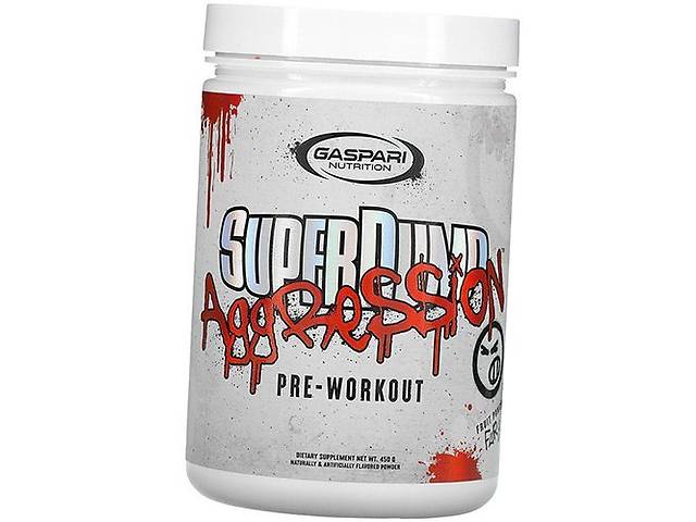 Предтренировочный комплекс SuperPump Aggression Gaspari Nutrition 450г Фруктовый пунш (11161005)