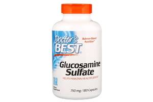 Препарат для суставов и связок Doctor's Best Glucosamine Sulfate 750 mg 180 Caps DRB-00086