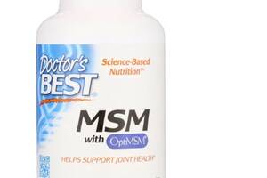 Препарат для суставов и связок Doctor's Best MSM 1500 mg 120 Tabs DRB-00097