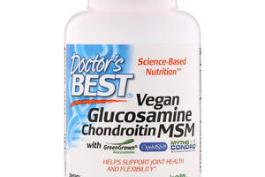 Препарат для суставов и связок Doctor's Best Vegan Glucosamine Chondroitin MSM 120 Veg Caps DRB-00500