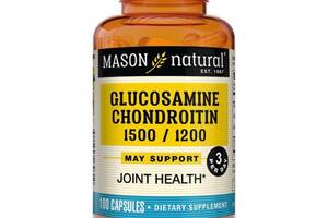 Препарат для суставов и связок Mason Natural Glucosamine Chondroitin 100 Caps