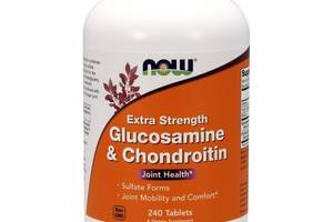 Препарат для суставов и связок NOW Foods Glucosamine & Chondroitin Extra Strength 240 Tabs