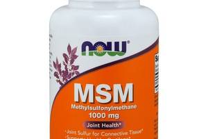 Препарат для суставов и связок NOW Foods MSM 1000 mg 120 Veg Caps