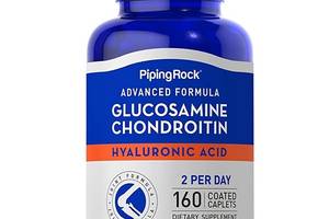 Препарат для суставов и связок Piping Rock Advanced Glucosamine Chondroitin Hyaluronic Acid 160 Caplets