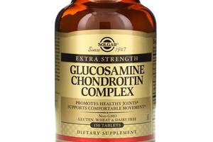 Препарат для суставов и связок Solgar Glucosamine Chondroitin Complex Extra Strength 150 Tabs