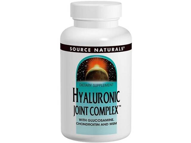 Препарат для суставов и связок Source Naturals Hyaluronic Joint Complex with Chondroitin and МСМ 60 Tabs