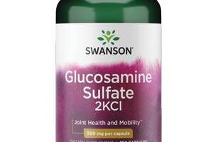 Препарат для суставов и связок Swanson Glucosamine Sulfate 2KCl 500 mg 250 Caps