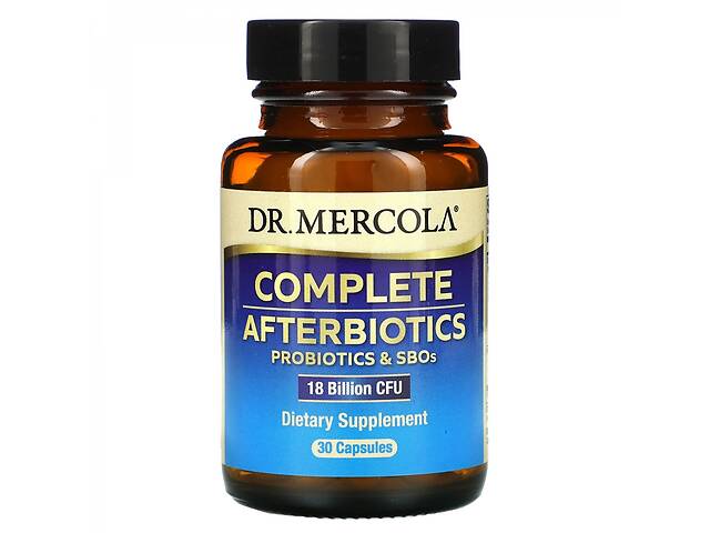 Пробиотическая формула 18 млрд КОЕ Complete Afterbiotics Dr. Mercola 30 капсул