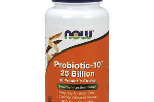 Пробиотический Комплекс Probiotic 25 Billion, Now Foods, 100 гелевых капсул