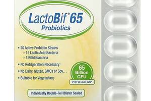Пробиотик California Gold Nutrition LactoBif 65 Probiotics 65 Billion CFU 30 Veg Caps