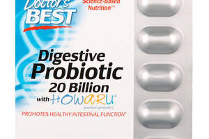 Пробиотик Doctor's Best Digestive Probiotic with Howaru 20 Billion CFU 30 Veg Caps DRB-00362