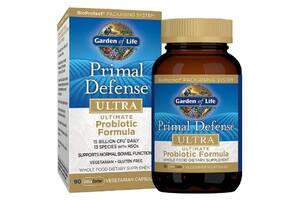 Пробиотик Garden of Life Primal Defense, Ultra, Ultimate Probiotic Formula 90 Veg Caps GOL-11235