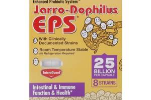 Пробиотик Jarrow Formulas Jarro-Dophilus EPS 25 Billion 60 Veg Caps