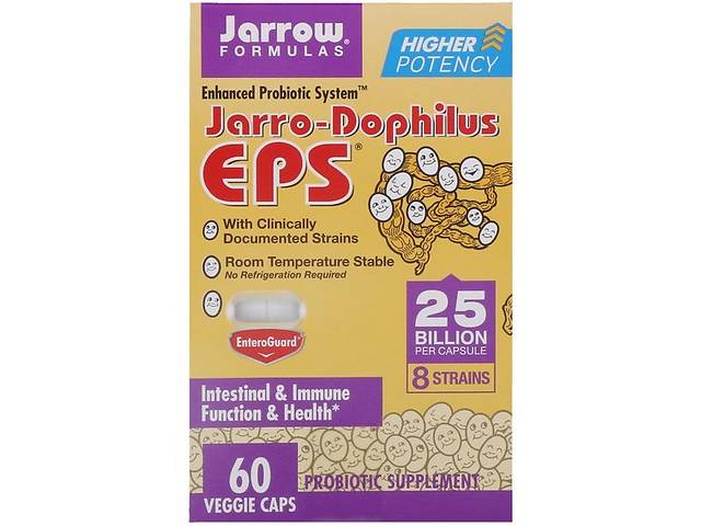 Пробиотик Jarrow Formulas Jarro-Dophilus EPS 25 Billion 60 Veg Caps