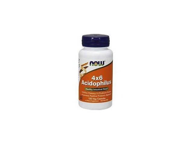 Пробиотик NOW Foods 4X6 ACIDOPHILUS 120 Veg Caps