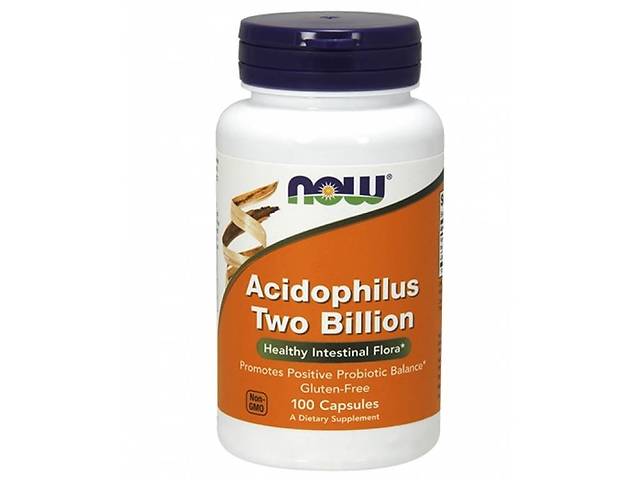 Пробиотик NOW Foods Acidophilus Two Billion 100 Caps