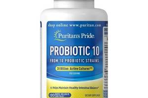 Пробиотик Puritan's Pride Probiotic 10 120 Caps